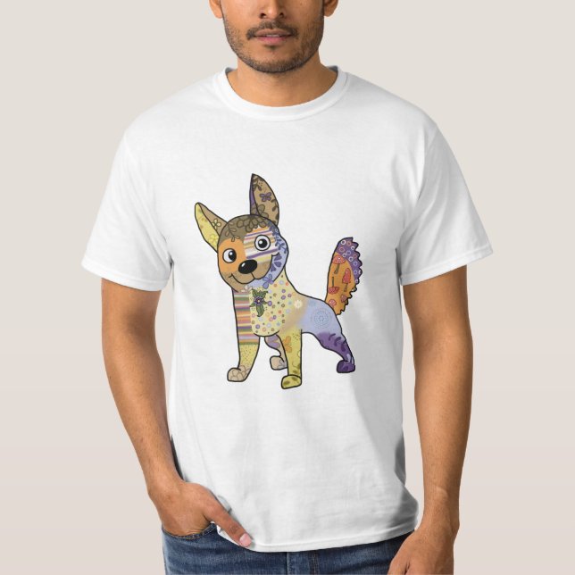 Camiseta Perro multicolor (Anverso)