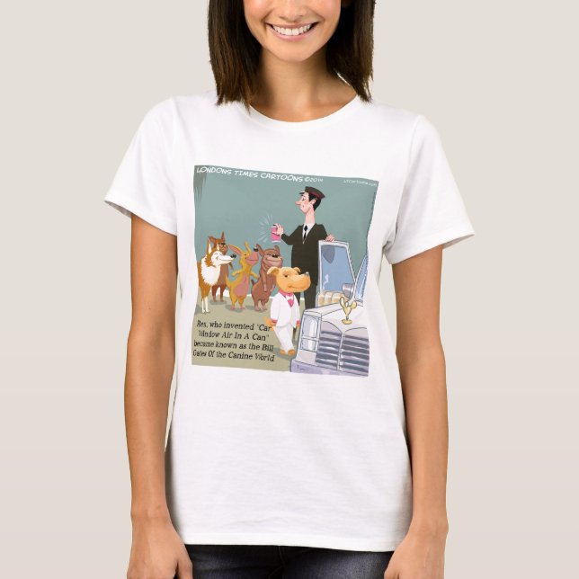 Camiseta Perro Muy Rico Divertido (Anverso)