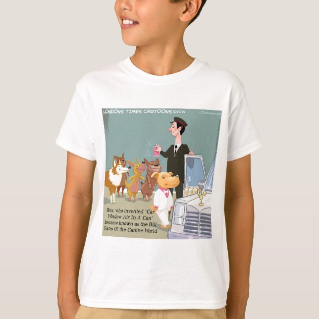 Camiseta Perro Muy Rico Divertido (Anverso)