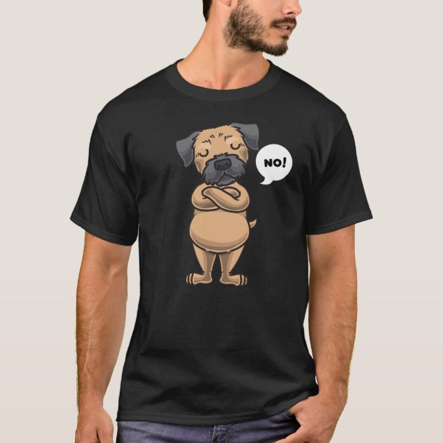 Camiseta Perro necio de la frontera (Anverso)