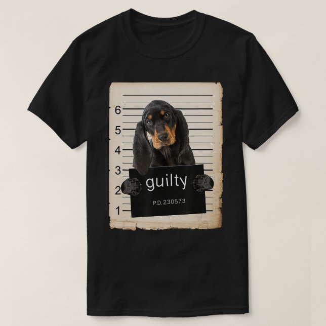 Camiseta Perro negro y moreno perrito perrito tiro TShirt (Diseño del anverso)