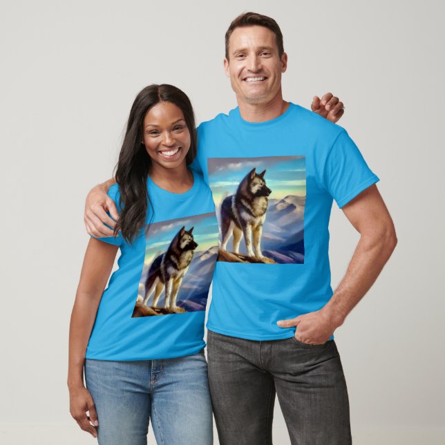 Camiseta Perro noruego Elkhound (Unisexo)