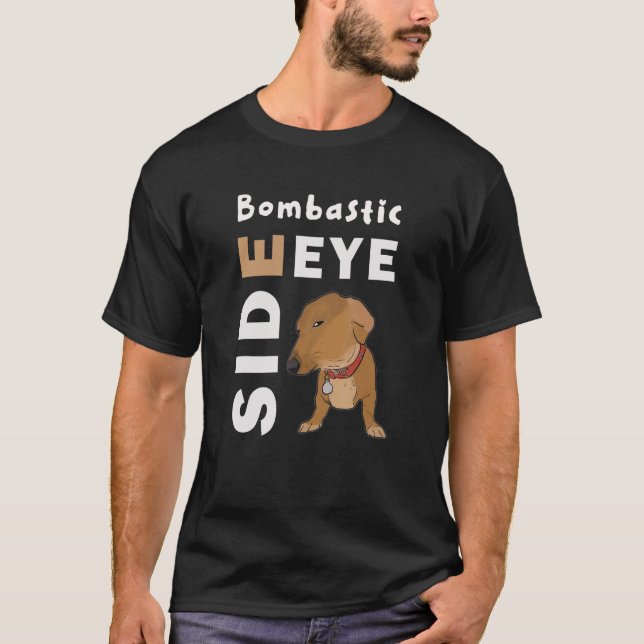Camiseta Perro ocular lateral con ataque explosivo (Anverso)