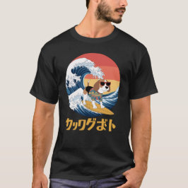 Camiseta Perro onírico Beagle japonés Kanagawa Wave Dog