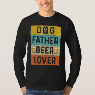 Camiseta Perro padre beer perro papá bebe día del padre