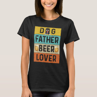 Camiseta Perro padre beer perro papá bebe día del padre
