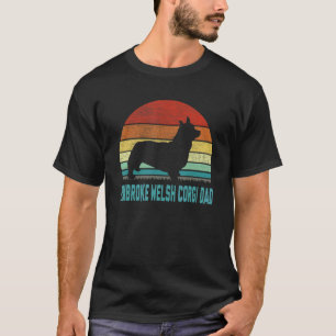 Camiseta Perro Padre Corgi Galés de Pembroke Vintage