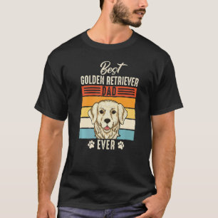 Camiseta Perro Padre Golden Retriever Premium