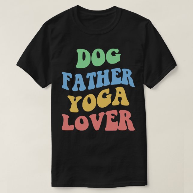 Camiseta Perro Padre Yoga Lover IV (Diseño del anverso)