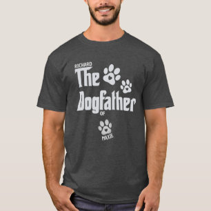 Camiseta Perro papá, dueño de la mascota Dogfather, regalo