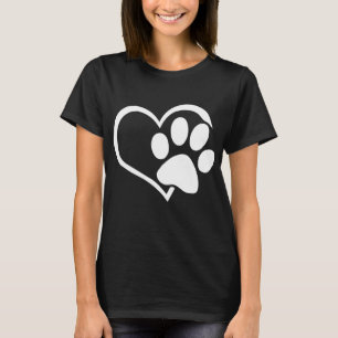 Camiseta Perro papá mamá cachorro amor Perros Paw Mujeres d