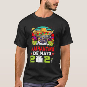 Camiseta Perro Papillon máscara cara Quarantino Funny Cinco