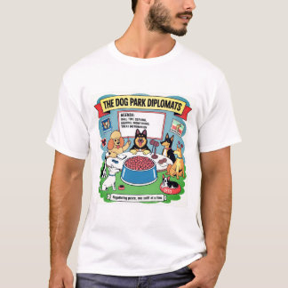 Camiseta Perro Park Diplomáticos Diplomáticos Humor Gracios