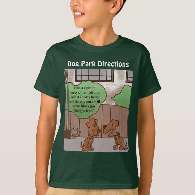 Camiseta Perro Park Directions Bpy (Anverso)
