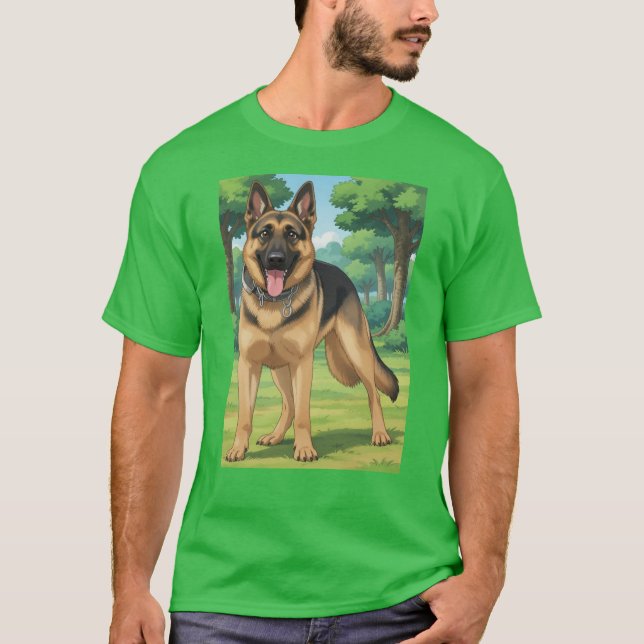 CAMISETA PERRO PASTOR (Anverso)