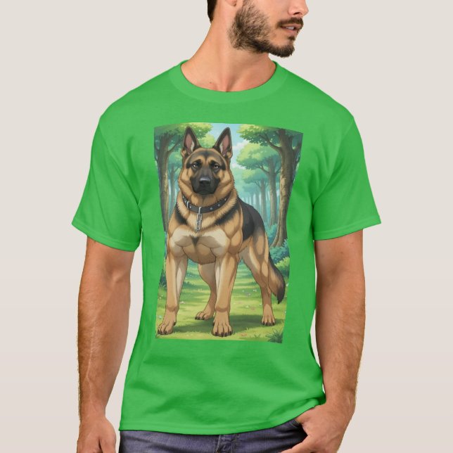 CAMISETA PERRO PASTOR (Anverso)