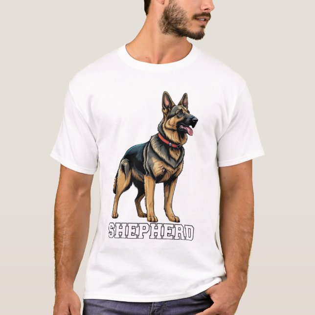 CAMISETA PERRO PASTOR (Anverso)