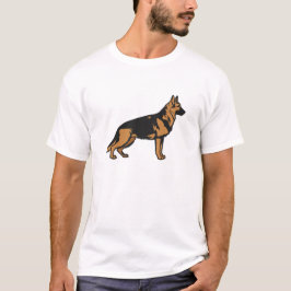Camiseta Perro pastor alemán