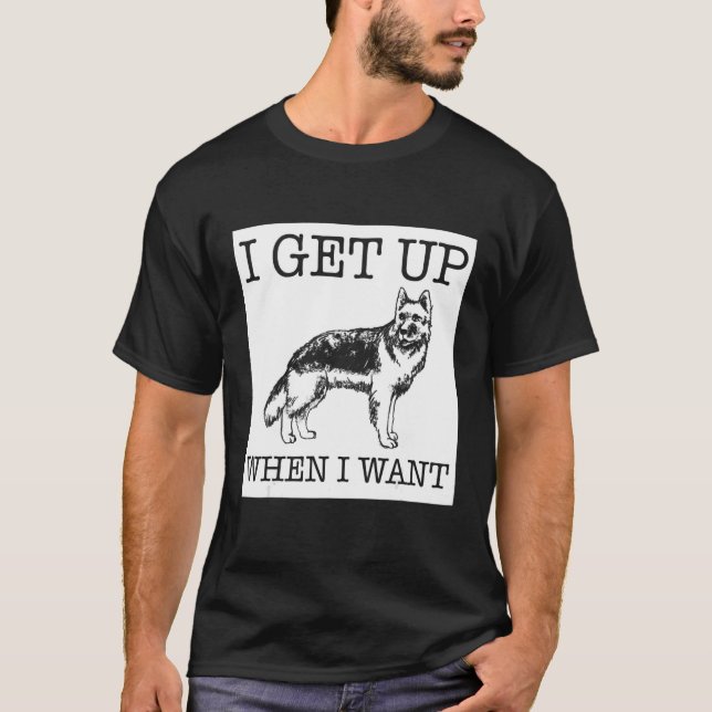 Camiseta Perro pastor alemán (Anverso)