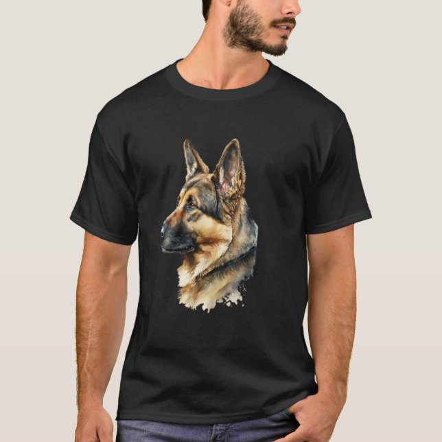 Camiseta Perro pastor alemán (Anverso)