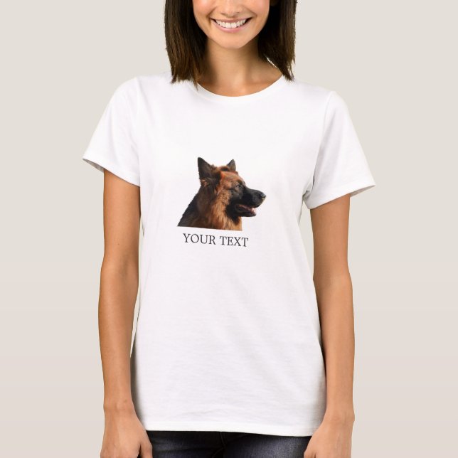 Camiseta Perro pastor alemán (Anverso)