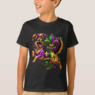 Camiseta Perro Pastor Alemán Amante Lindo Carnaval de Mardi