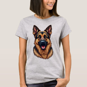 Camiseta Perro pastor alemán - Amor leal e inteligente del 