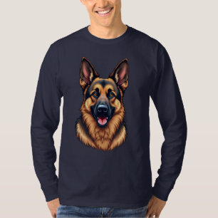 Camiseta Perro pastor alemán - Amor leal e inteligente del 