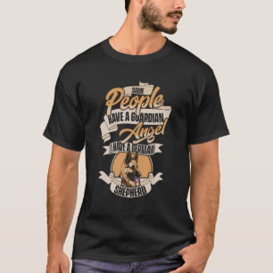 Camiseta Perro pastor alemán ángel de la guarda 1