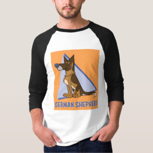 Camiseta Perro pastor alemán estilo personalizado