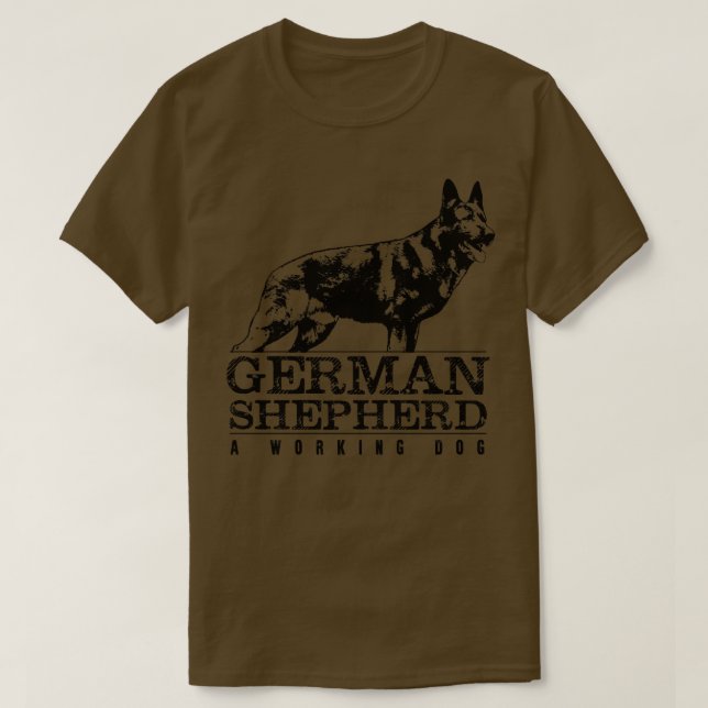 Camiseta Perro pastor alemán GSD (13) (Diseño del anverso)