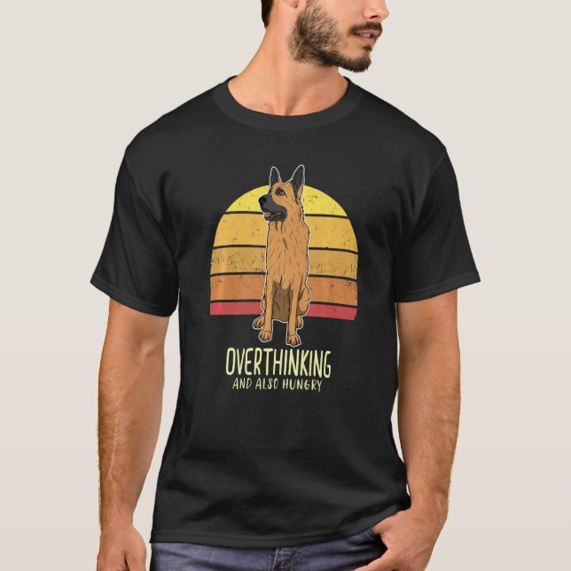 Camiseta Perro Pastor Alemán Gsd Atardecer 62 (Anverso)