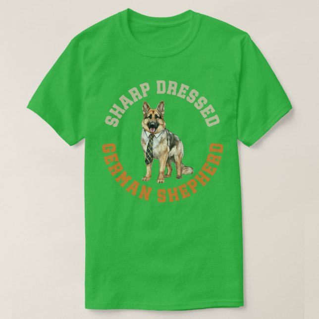 Camiseta Perro pastor alemán lindo (Diseño del anverso)