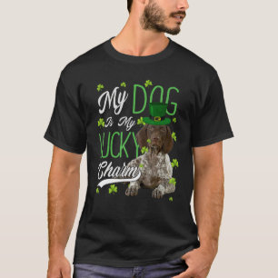 Camiseta Perro pastor alemán mi perro es mi encanto afortun