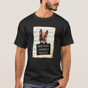 Camiseta Perro pastor alemán Mug masacró a perro malo