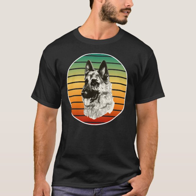 Camiseta Perro pastor alemán S 392 (Anverso)