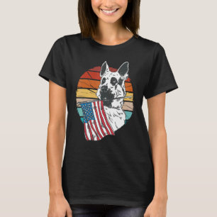 Camiseta Perro pastor alemán vintage con la bandera de Esta