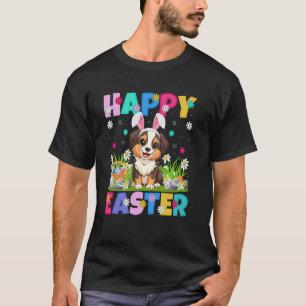 Camiseta Perro Pastor Australiano Caza de Huevos de Pascua