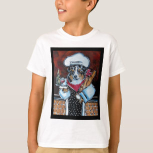 CAMISETA PERRO PASTOR AUSTRALIANO CHEF