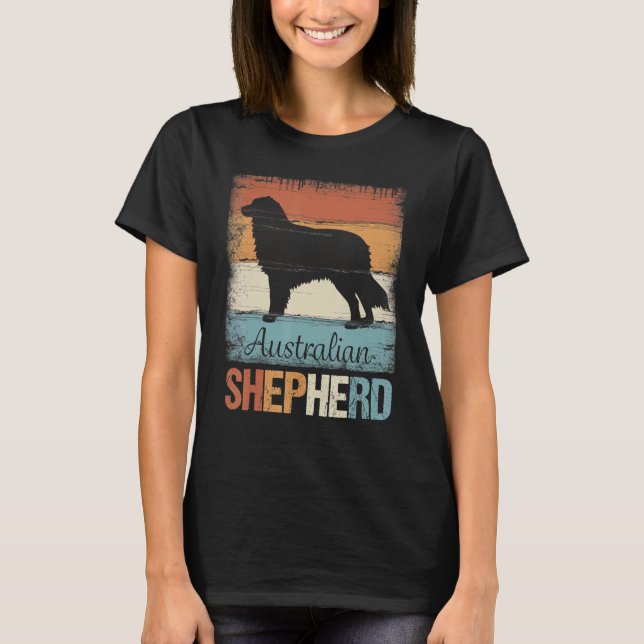 Camiseta Perro Pastor Australiano Pastor Aussie (Anverso)