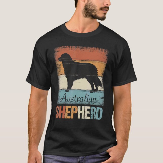 Camiseta Perro Pastor Australiano Pastor Aussie (Anverso)