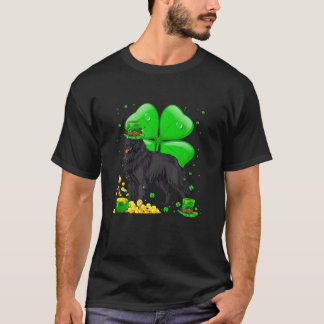Camiseta Perro pastor belga con encanto Día de San Patricio
