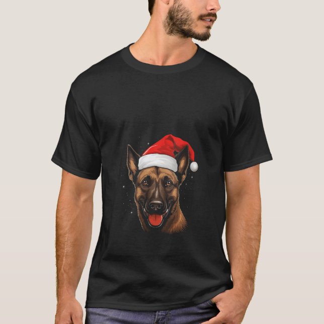 Camiseta Perro pastor belga Malinois V Neck (Anverso)