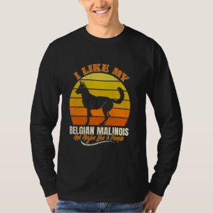Camiseta Perro pastor belga me gusta mi MALINOIS BELIGIANO 