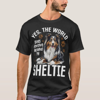 Camiseta Perro Pastor de Shetland Sheltie - Sí El Mundo