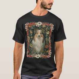 Camiseta Perro pastor de Shetland Sheltie Vintage William M