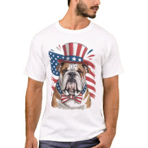 Perro Patriótico Bulldog