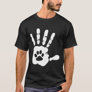 Camiseta Perro Paw Mano Amor Animal I Diseño Mascota Perro