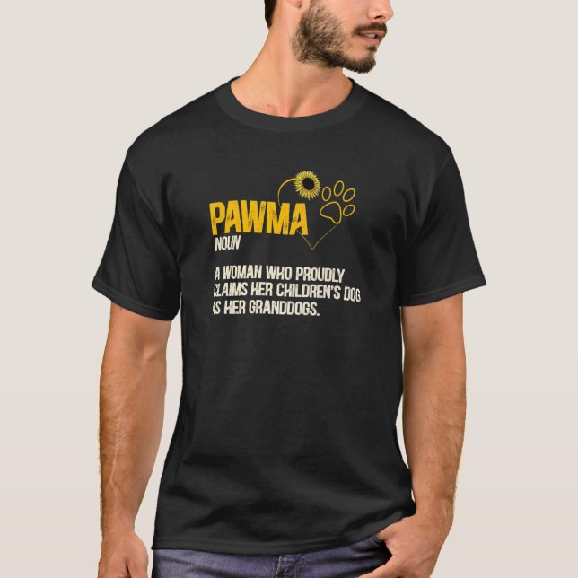 Camiseta Perro Pawma Definición Dog Mom (Anverso)