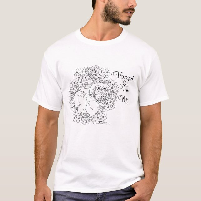 Camiseta Perro Pekín Angel (Anverso)